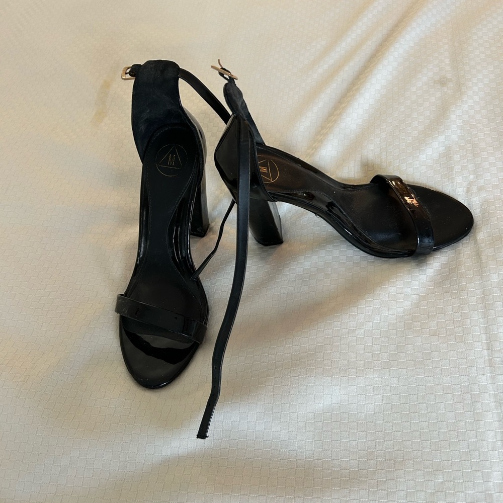 Patent Leather Sandals Size 8